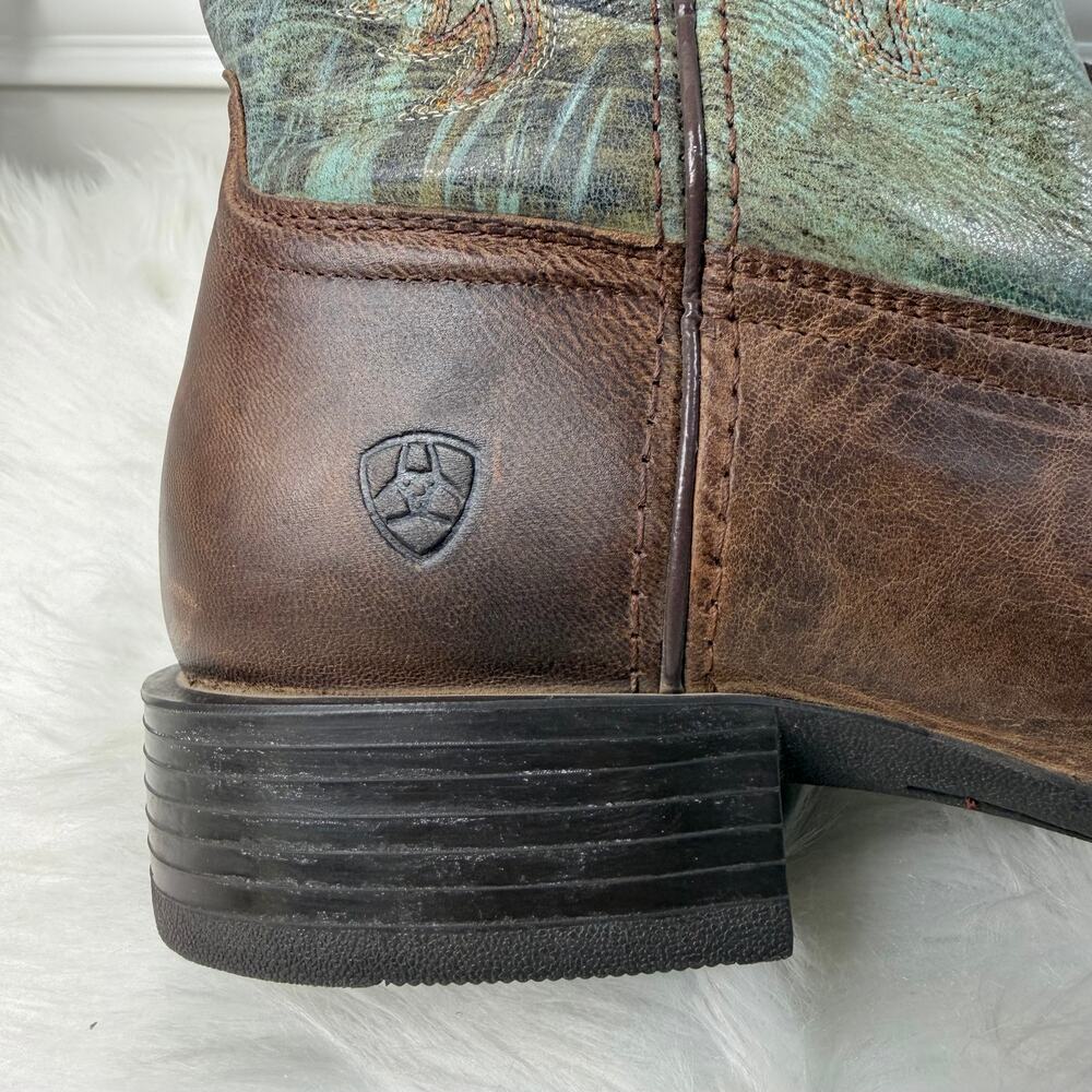 Ariat Men's Squared Toe Sport Rodeo Distressed Boots Size 14EE - Picture 3 of 7